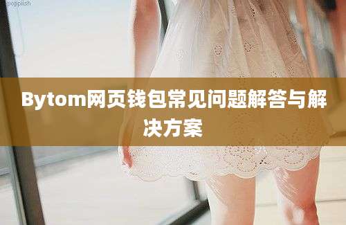 Bytom网页钱包常见问题解答与解决方案