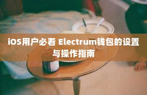 iOS用户必看 Electrum钱包的设置与操作指南