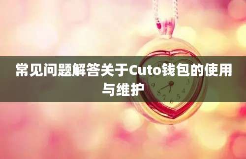 常见问题解答关于Cuto钱包的使用与维护