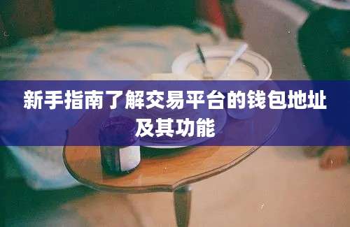 新手指南了解交易平台的钱包地址及其功能