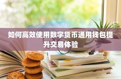 如何高效使用数字货币通用钱包提升交易体验