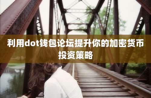 利用dot钱包论坛提升你的加密货币投资策略