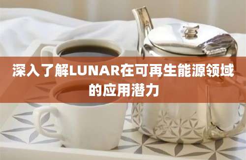 深入了解LUNAR在可再生能源领域的应用潜力