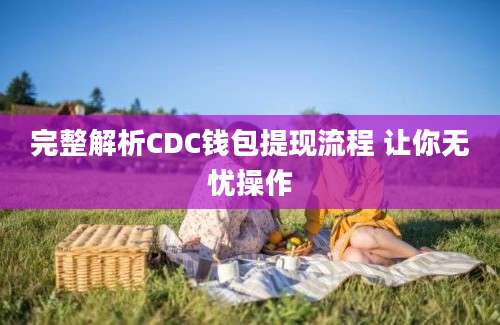 完整解析CDC钱包提现流程 让你无忧操作