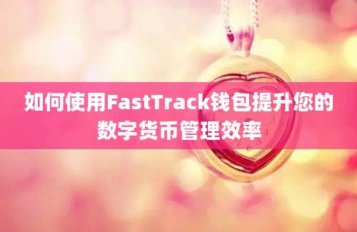 如何使用FastTrack钱包提升您的数字货币管理效率