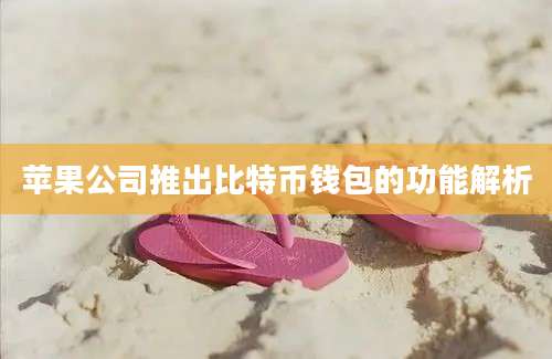 苹果公司推出比特币钱包的功能解析