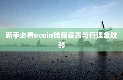 新手必看ocoin钱包设置与管理全攻略