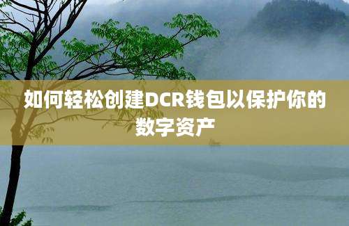 如何轻松创建DCR钱包以保护你的数字资产