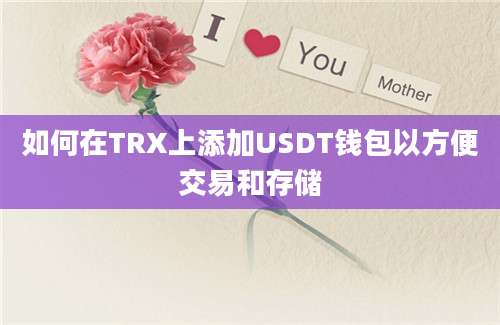 如何在TRX上添加USDT钱包以方便交易和存储